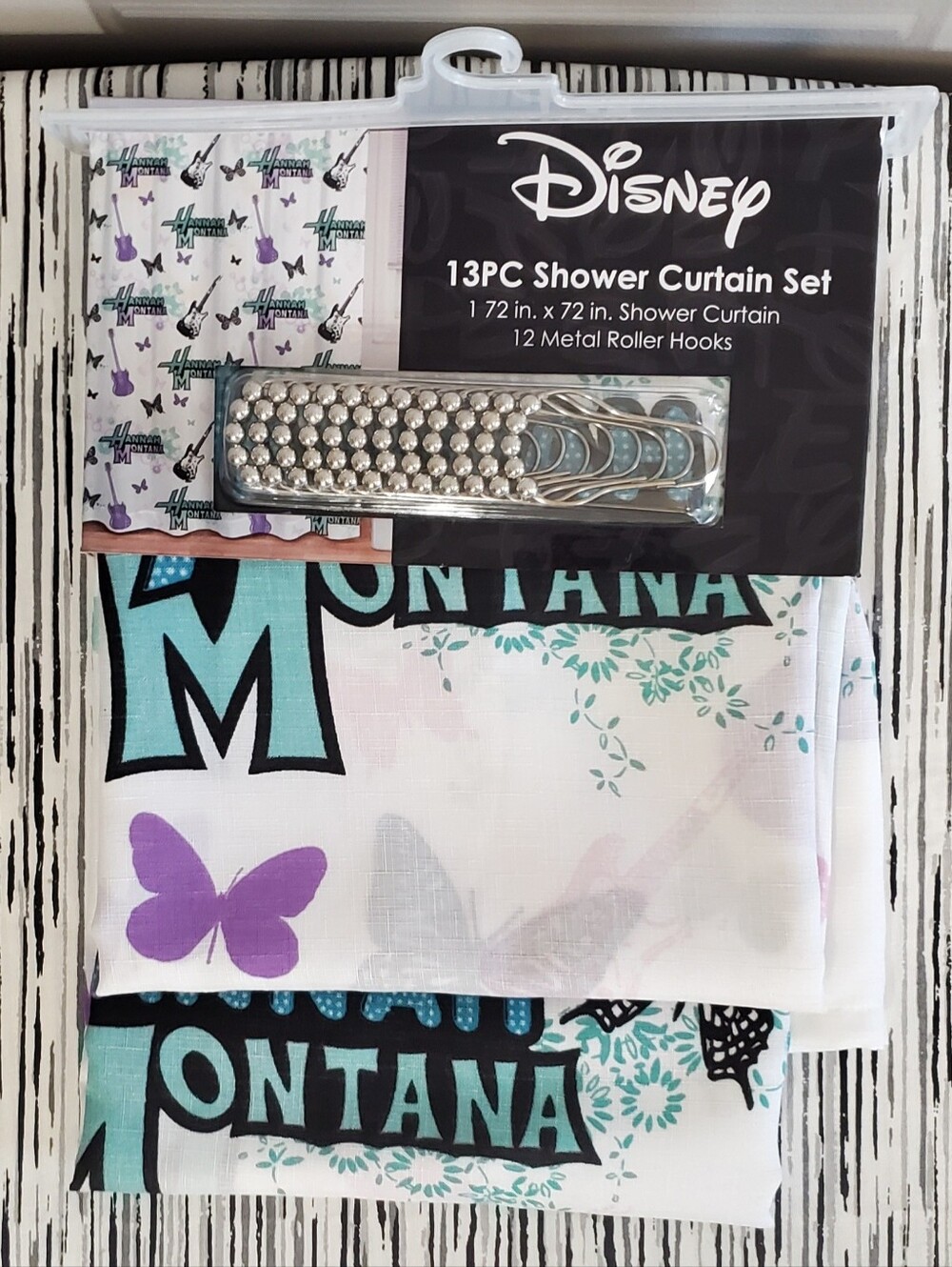 Disney Hannah Montana 13PC Shower Curtain Set